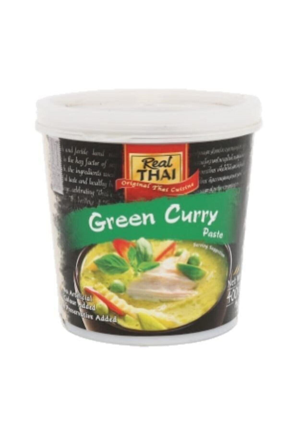 Real Thai Yeşil Köri Ezmesi Green Curry Paste, 400 G resmi